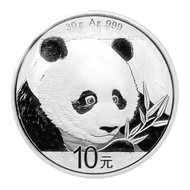 GS 2018 China Panda Silver Coin Christmas Gift 10 Yuan UNC