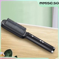 [mmise.sg] Curler Lazy Comb Anti-Scald Heated Hair Brush Straight Hair Comb Home Appliances