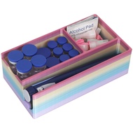 Peptide Case for Fridge, Peptide Vial Holder with Space for Syringes & Prep Wipes, Hold 3ml 5ml 10ml