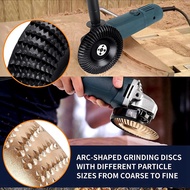 Angle Grinder Wood Carving Disc Set 4 and 4 1/2 Angle Grinder Attachments with 5/8 Inch Arbor Stump 