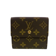 [二手] LOUIS VUITTON路易威登 Porte Monnaie Billet Carte Credit Monogram 三折皮夾 皮夾品牌零皮夾ブラウン