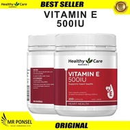 HEALTHY CARE VITAMIN E 500IU 200 Caps