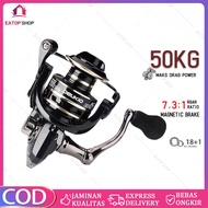 MESIN Indonesia Spot reel spinning reel professional fishing reel machine 12kg AC2000-7000 fishing r