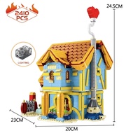 Compatible with LEGO Street View Flower Bouquet Shop Blocks Phim hoạt hình sáng tạo Thành phố Biệt t
