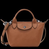 正貨 Longchamp Top Handle Bag le pliage club Cognac