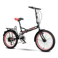 [1-5 Days Delivery] 20 INCH 20" vmax foldable 6 speed bicycle with rear suspension fold bike folding bicycle adult