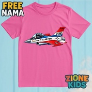 Cool Jet F16 Fighter Kids T-Shirt | Fighter Plane Kids Clothes | FREE Custom NAME