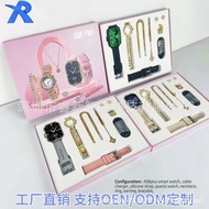 Smart Watch A58 PLUS Diamond Bracelet Necklace Ring Earrings Watch Set Bluetooth Payment Function