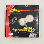 SPROCKET CHAIN SET (14T / 34T -420 ) - WAVE 125/ WAVE 100R/ DASH / WAVE 110 / FUTURE / ALPHA
