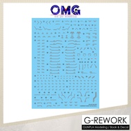 G-Rework RG Epyon Water Decal CD-RG38 Epyon Decals Gundam Decal Sticker G Rework Water Decal 1/144 E