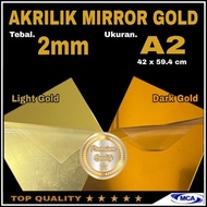 1111 Acrylic Sheet Gold Mirror A2 Acrylic Mirror Gold Laser cutting