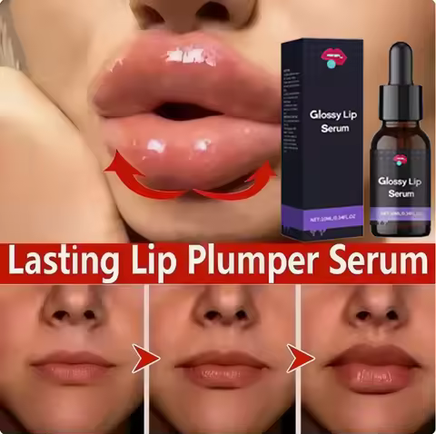 Instant Lip Plumping Serum Advanced Formula Full Volume Perfect Pout Daily Beauty Treatment Reduce D