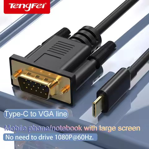 USB C to VGA adapter usb type c cable to vga for Apple macbook air macbook pro input usb-c cable to 