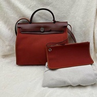 Hermes Herbag 31 石榴紅拼愛馬仕紅