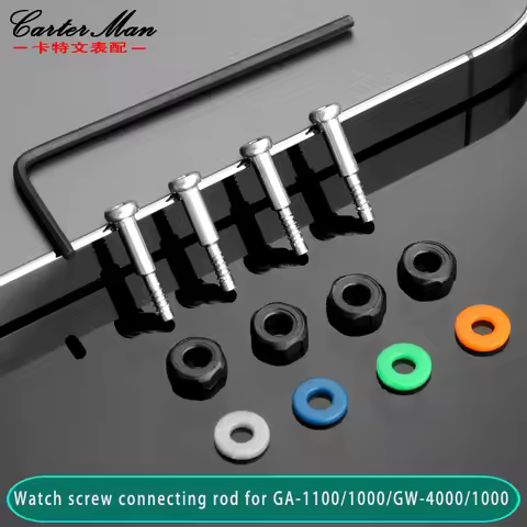 Screw+gasket for Casio GA-1100 GA-1000 GW-4000/1000 watch screw connecting rod accessories