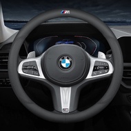 Sieece สำหรับ BMW M หนังไมโครไฟเบอร์ หุ้มพวงมาลัยรถยนต์ ปลอกหุ้มพวงมาลัยรถยนต์ พวงมาลัยรถยนต์ ระบายอากาศได้ กันลื่น ที่หุ้มพวงมาลัยรถยนต์ ปลอกหุ้มพวงมาลัย แต่งรถภายในรถยนต์ สำหรับ BMW G20 F30 M2 2 F10 X2 E90 X1 E46 E36 M6 E39 X3 E60 E30 1 520I 330I 6 7 7