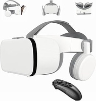 VR Set Virtual Reality VR for Phone, Wireless Bluetooth VR Headset VR Glasses 110°FOV, Support 4.7-6