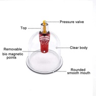 Cans 12 Vacuum  Glasses Set Suction Cups Ventosa Pumps Anti-Cellulite Chinese Medicine