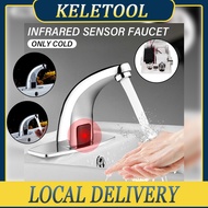 Sensor Faucet Automatic Infrared Sensor Sink Basin Faucet Hands Free Auto Mixer Tap Bathroom Basin S