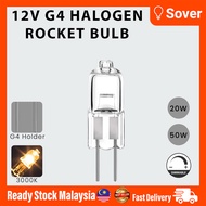 ROCKET BULB G4 , 12V 20W , 50W 3000K WARM WHITE