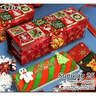 Christmas Cake Box Christmas Cake Box Roll Cake Packaging Brownies Cake Packaging 25x8x8cm