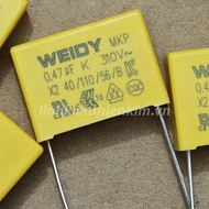 MKP power filter capacitor, X2 capacitor 0.1uF 0.47uF 474J 104J 105J WEIDY
