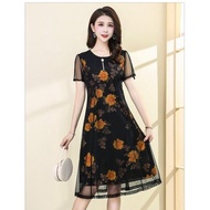 Váy trung niên nữ đẹp tặng mẹ V11 - Áo Đầm dự tiệc dạ hội cao cấp sang trọng kiểu trung tuổi cho mẹ