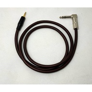 3.5mm Stereo Plug to 1/4" Stereo Plug (L Shape) Cable Set (50CM)(1M)(1.5M)(3M)(5M)
