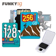 FUNKY EXTREME Micro SD Card 256GB UHS-I U3 up to 170MB/s FREE READER &amp; TRAVEL CASE
