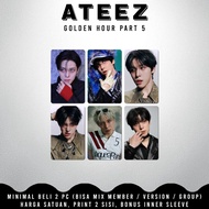 UNOFFICIAL PHOTOCARD ATEEZ GOLDEN HOUR [7]