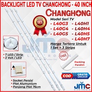 CHANGHONG 40 INCH LED TV BACKLIGHT L40G3 L40G4 L40G5 L40H1 L40H4 L40H5 L40H7 40G3 40G4 40G5 40H1 40H
