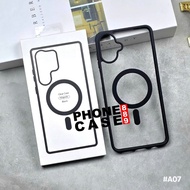 MAGSAFE BLACK CLEAR MAGNETIC CASE SAMSUNG A07 SAMSUNG A16 SAMSUNG A05S MAG-06