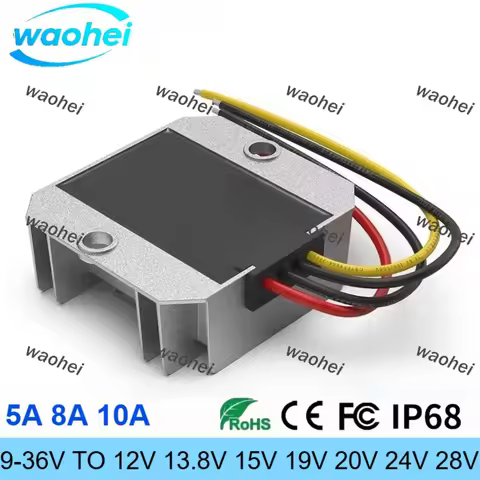 9-36V to 12V 13.8V 15V 19V 20V 24V 28V DC to DC buck-boost voltage stabilizer 9-36V to 12V power con