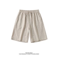เสื้อเชิ้ตแขนสั้นผู้ชายสไตล์ Old Money ป้องกันแดด