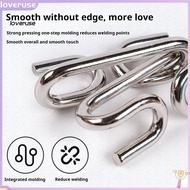 /LO/ 8pcs Metal Puzzle Ring Set 3d Brain Teaser Wire Logic Game for Kids Adults Educational Iq Test 