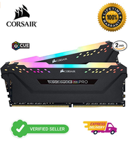 Corsair Vengeance RGB Pro 32GB (2 x 16GB) DDR4 DRAM 3200MHz C16 Memory Kit (CMW32GX4M2E3200C16)
