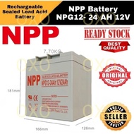 NPP 12V 24AH NPG Solar Rechargeable Gel battery