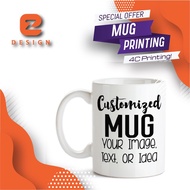 Fast shipping MUG PRINTING / white mug printing / Doorgift  / Customize mug printing / mug logo / mu