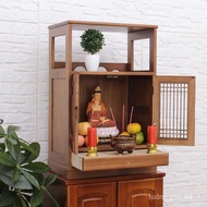 BYSV People love itLucky Buddha Shrine Wall Cupboard Wall-Mounted Chinese Style Altar Cabinet Bodhisattva Altar Guanyin