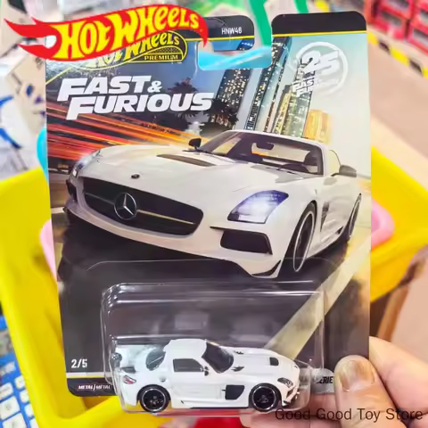 New In Stock Hot Wheels Hnw46 Fast & Furious Series MERCEDES-BENZ SLS AMG COUPE BLACK SERIES Alloy C