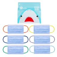 Shark Blue | 3 ply Medeis Kids Medical Mask | Individual Packaging | BFE 99% | CE/FDA/TYPE IIR EN14683 ASTM