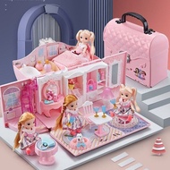 Play House Toys Children Princess Doll House Little Girl's Castle House Girl Doll Birthday Gift 8.28