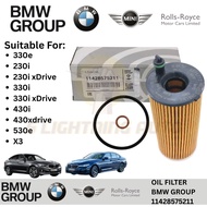 (11428575211) Oil Filter BMW F10/F20/F30 330e/230i/230i xDrive/330i/330i xDrive/430i/430xdrive/530e