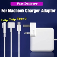 ✨【Fast Delivery】Fast Charger Adapter Power Compatible for 13 Macbook Pro 15 Air T/L-Tip TypeC PD 30W