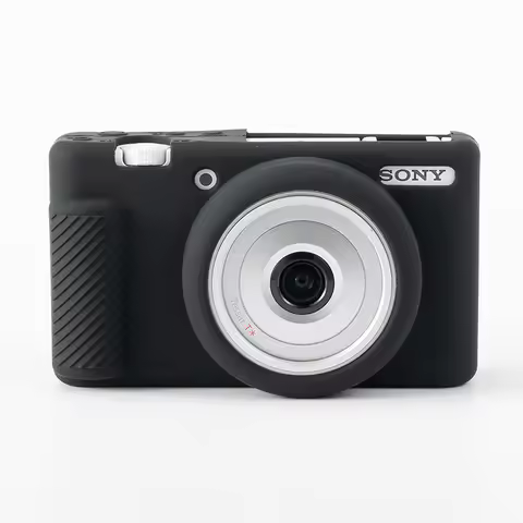 For ZV1F ZV1M2 Silicone Camera Bag Soft Skin Case For Sony ZV-1F ZV-1M2 Vlog Digital Camera Rubber C