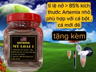 Trứng ARTEMIA Mỹ loại 1 Ấp Nở - [ tặng 10g artemia sấy khô ] Thức ăn tốt nhất dành cho cá mới đẻ cá 
