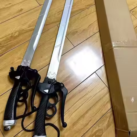 95cm Sword Attack on Titan Mikasa Ackerman 1:1 Props Weapons Eren Rivaille Mikasa Sword Cosplay Hall