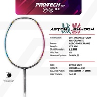 PROTECH Badminton Racket - Aston Shadow(4U)(MAX 36LBS)(FREE String + Grip + Bag)