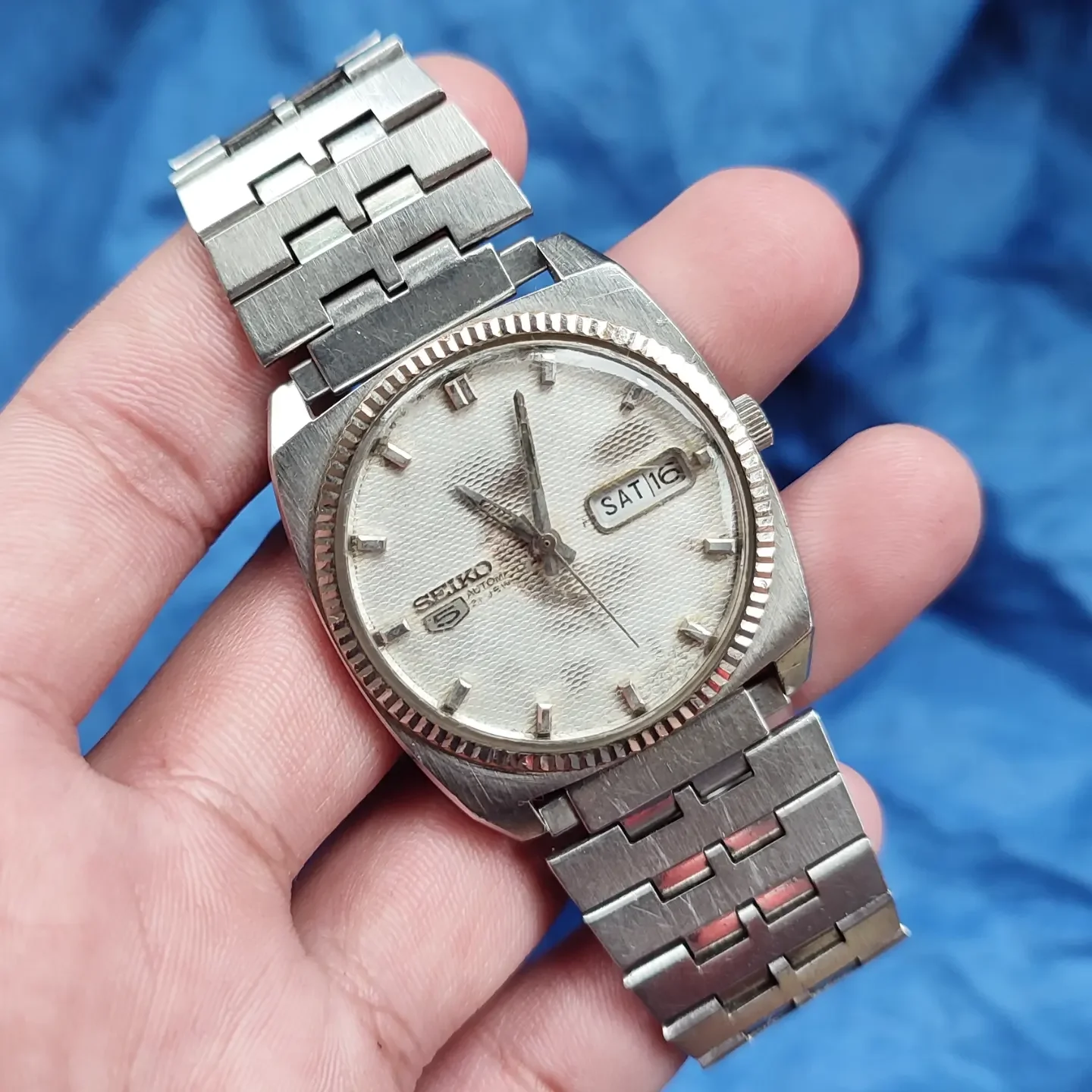 Jam Tangan Seiko 5 Jadul Vintage 6319-8070