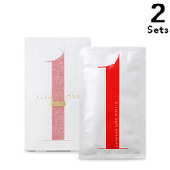 【2入組】LuLuLun ONE WHITE 美白面膜　1片裝（精華液30mL）×5包